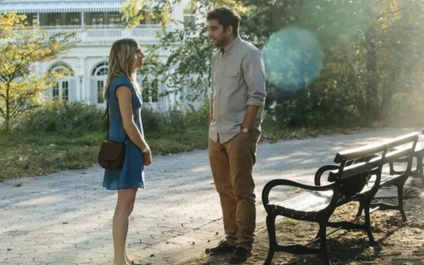 Matthew Shear and Zosia Mamet in The Boy Downstairs 4