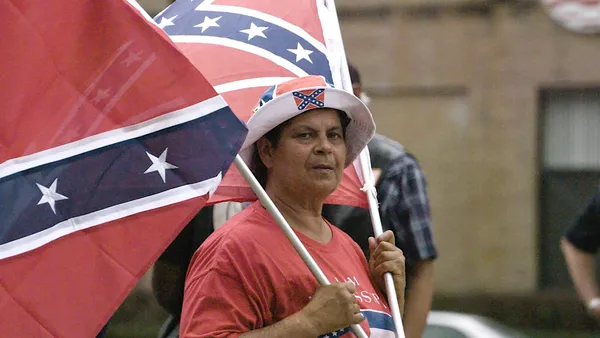 A 'Confederate widow' in January 2019
