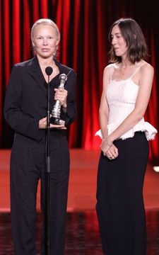 Pamela Anderson and Gia Coppola collect the Special Jury Prize in San Sebastian