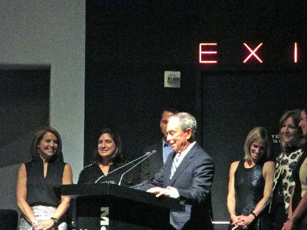 Former Mayor Bloomberg Titus One theatre introduction