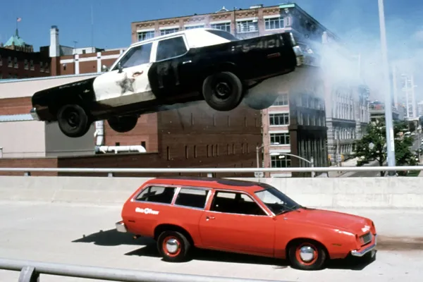 The Blues Brothers car chase