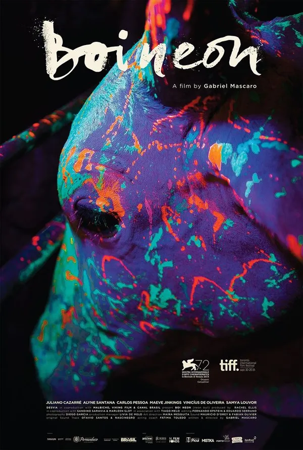 Neon Bull poster