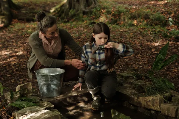 Carrie Crowley and Catherine Clinch in The Quiet Girl