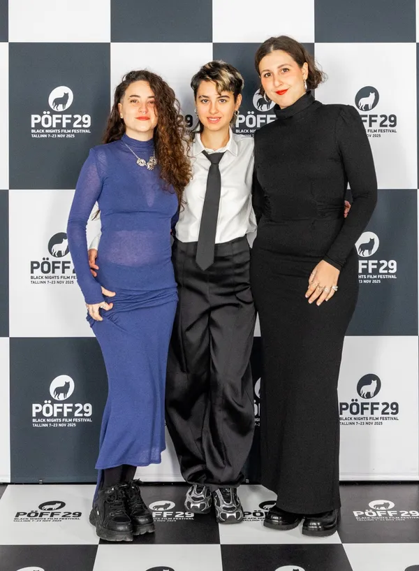 Julia De Paz Solvas, Kiara Arancibia and Nuria Dunjo on the Black Nights Black Carpet