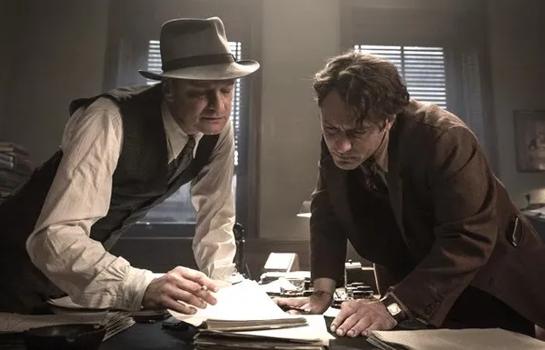 Colin Firth and Jude Law in Genius