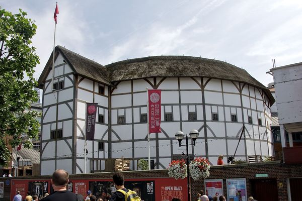 The Globe Theatre - where people used to go for entertainment in pre-cinema days