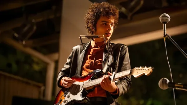 Timothée Chalamet as Bob Dylan