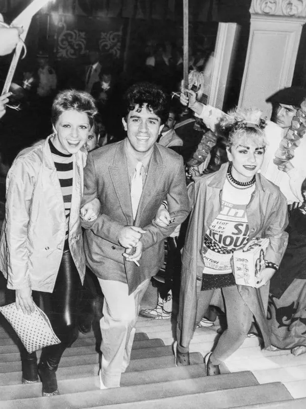 Pedro Almodóvar at Pepi, Luci, Bom premiere
