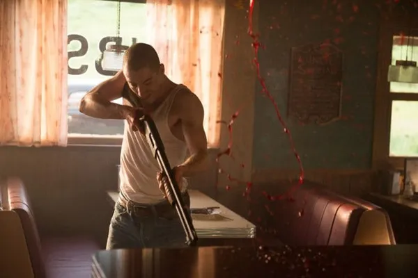 Leatherface diner scene