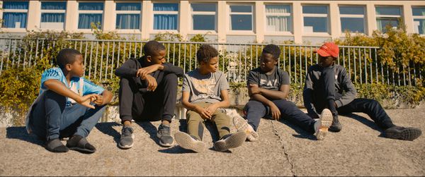 Street wise in the Paris suburbs: some of the youthful cast of Les Misérables