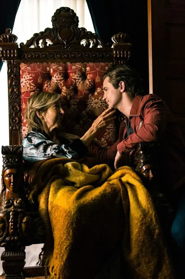 Lin Shaye and Michael Welch in The Final Wish