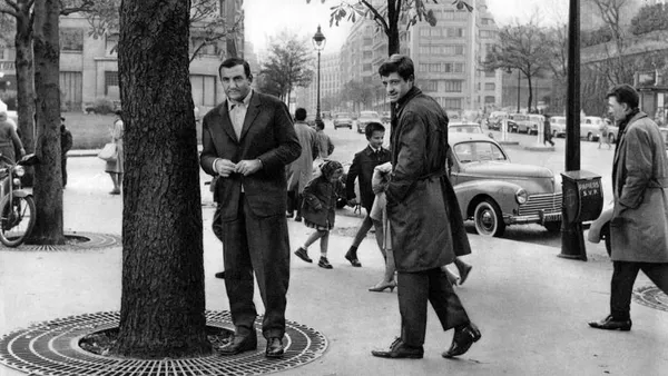 Lilo Ventura and Jean-Paul Belmondo in Classe Tous Risques