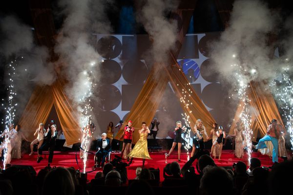 The spectacular opening ceremony at the Karlovy Vary International Film Festival
