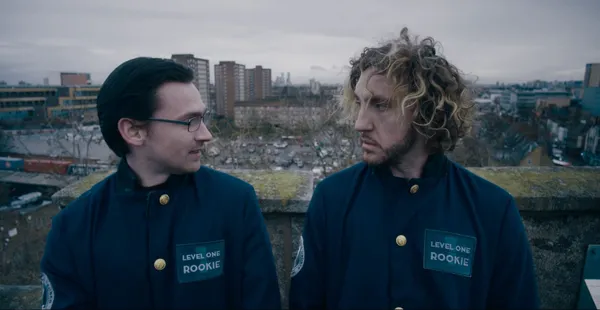 Scott Haran and Seann Walsh in The Bystanders 2