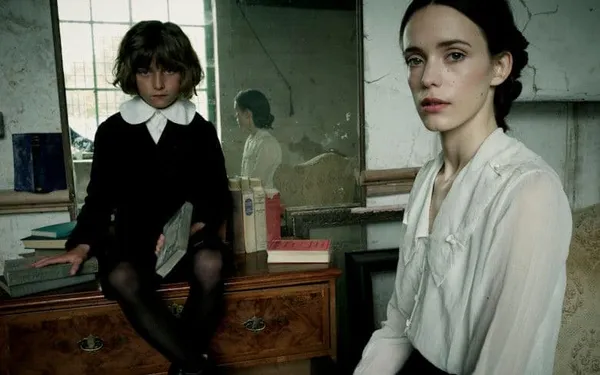 Tom Sweet and Stacy Martin in The Childhood Of A Leader