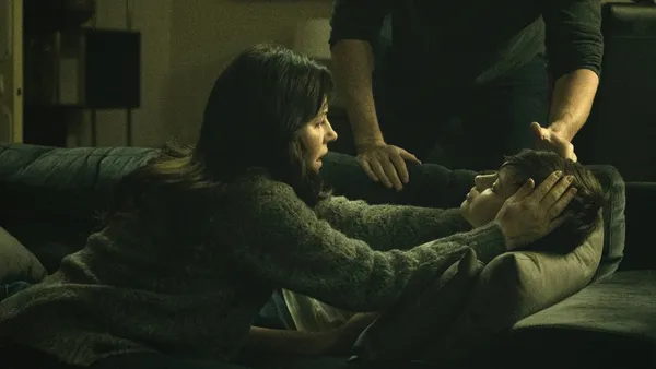 Elisha Cuthbert and Dylan Fitzmaurice Brady in The Cellar