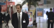 Vincent Lindon as Thierry in The Measure Of A Man: "Thierry is courageous because he shows great restraint when he has to suffer the indignities thrust upon him."