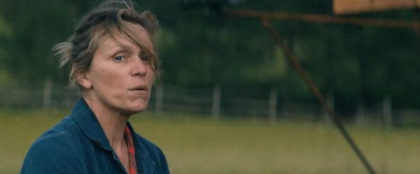 Best Actress winner Frances McDormand in Best Film winner Three Billboards Outside Ebbing, Missouri