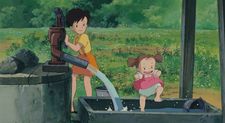 Satsuki and Mei in My Neighbour Totoro