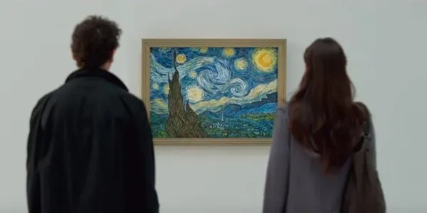 Luke Kirby and Katie Holmes in Touched With Fire 2
