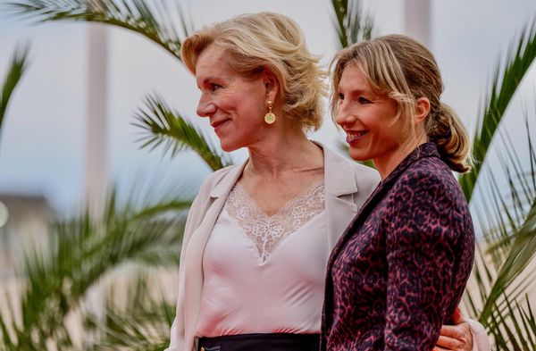 Juliet Stevenson and director Virginia Gilbert greet the crowds at the Dinard Festival of British and Irish Film