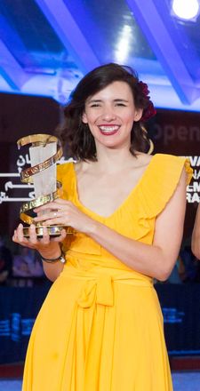 Lila Avilés with her Jury Prize in Marrakech