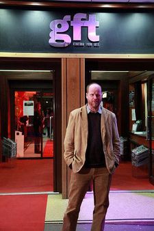 Joss Whedon on the red carpet. Photo by Max Crawford.